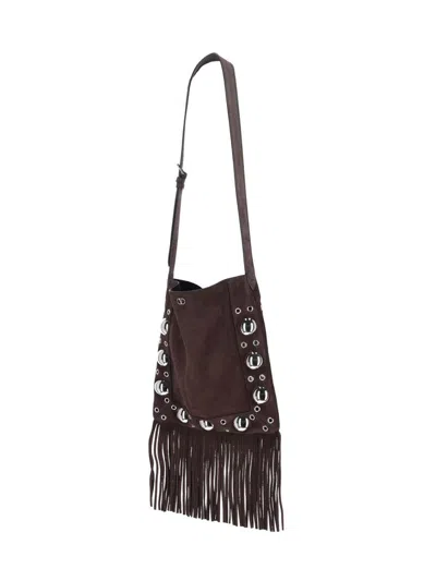 Valentino Brown Nellcote Small Crossbody Bag In Brown