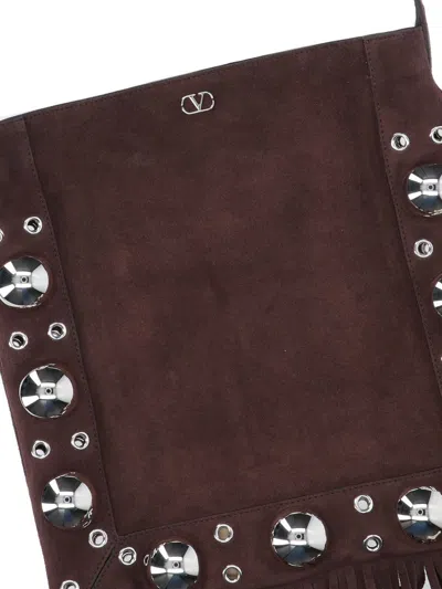 Valentino Brown Nellcote Small Crossbody Bag In Brown