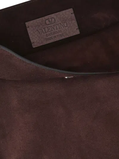 Valentino Brown Nellcote Small Crossbody Bag In Brown