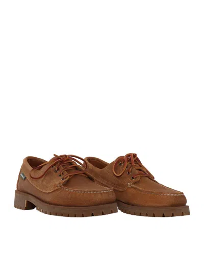 Sebago Askook Lug Suede Waxed Loafers In Brown