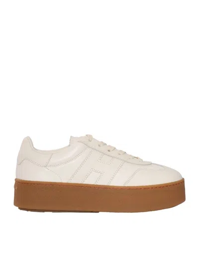 Hogan H698 Laced H Sneakers In White