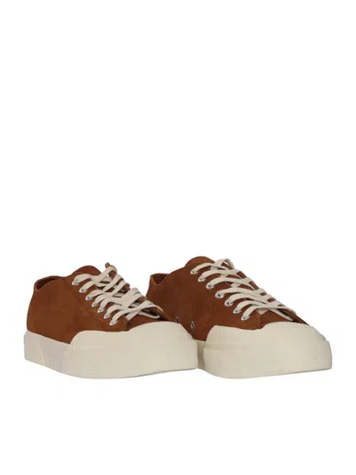 Superga 2432 Works Suede Flesh Out Sneakers In Brown