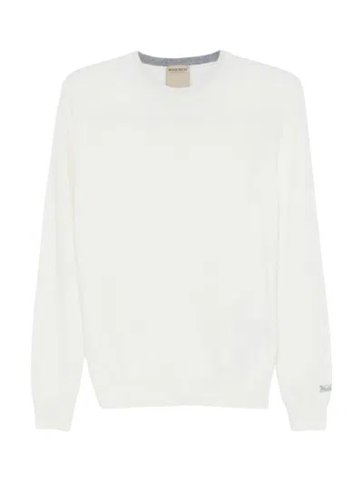 Woolrich Cream Wool Sweater In White