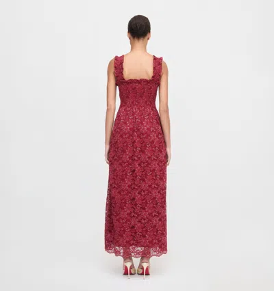 Hill House Home The Rosetta Nap Dress Claret In Red