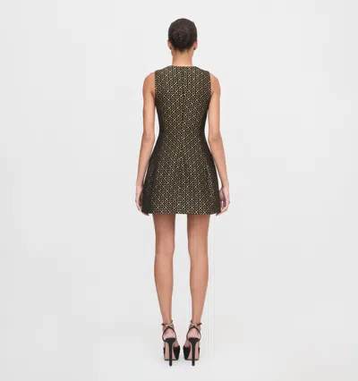 Hill House Home The Blythe Dress Metallic Brocade In Black