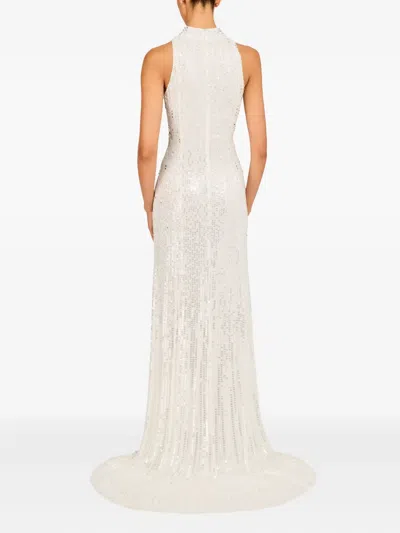 Jenny Packham Benue Sequin-embellished Dress In White