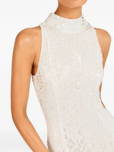 Jenny Packham Benue Sequin-embellished Dress In White
