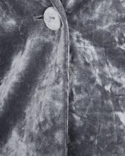 Patrizia Pepe Essential Mystery Gray Single-breasted Blazer In Gray