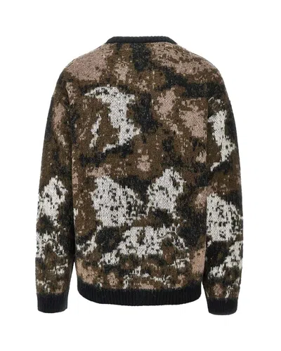 Carhartt Cardigan Merton Wild Dog Jacquard In Multi