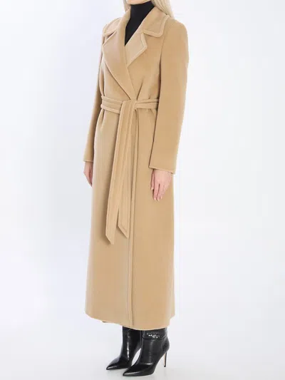 Tagliatore Maxi Coat With Belt Loops And Pockets In Multi