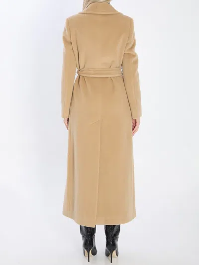 Tagliatore Maxi Coat With Belt Loops And Pockets In Multi