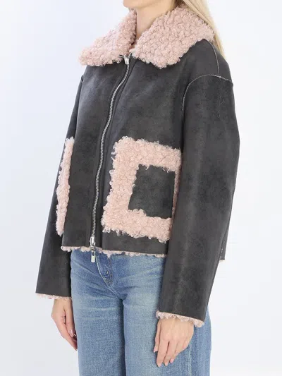 Jakke Reversible Zip-fastening Jacket In Black