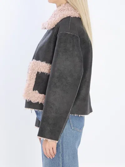 Jakke Reversible Zip-fastening Jacket In Black