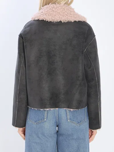 Jakke Reversible Zip-fastening Jacket In Black