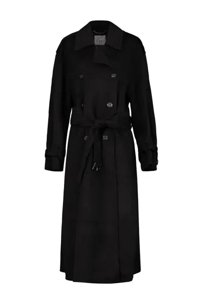 Totême Toteme Doublè Winter Trench Clothing In Black
