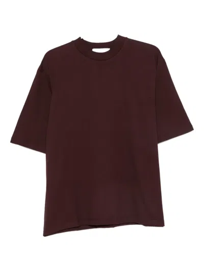 Costumein Crew Neck T-shirt In Burgundy