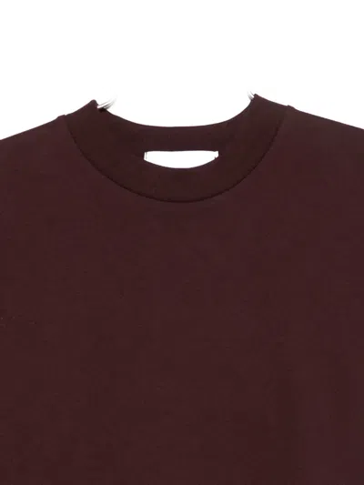 Costumein Crew Neck T-shirt In Burgundy