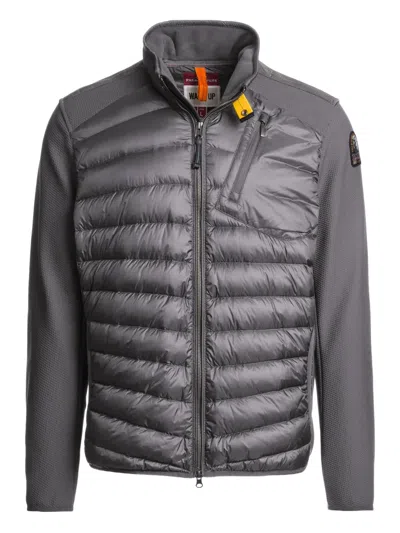 Parajumpers Jayden Quilted-panel Jacket In Gray
