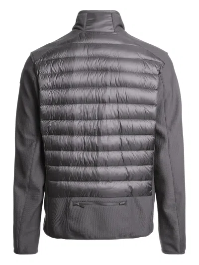 Parajumpers Jayden Quilted-panel Jacket In Gray