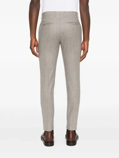 Tagliatore Mélange-effect Trousers In Multi