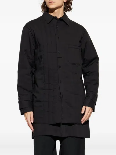 Yohji Yamamoto Pocket Shirt In Blue