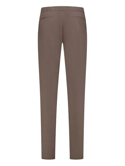 Marco Pescarolo Drawstring Trousers In Purple