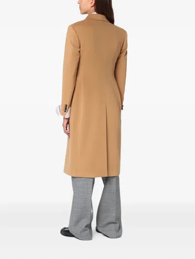 Tagliatore Double-breasted Coat In Neutral