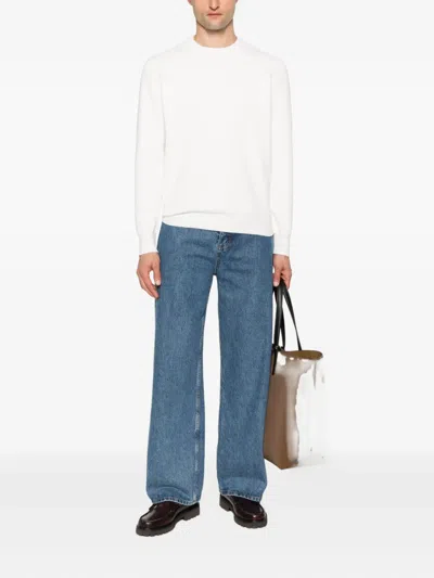 Antony Morato Round-neck Sweater In White