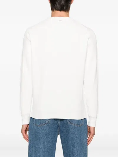 Antony Morato Round-neck Sweater In White