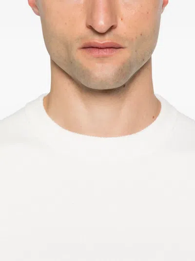 Antony Morato Round-neck Sweater In White