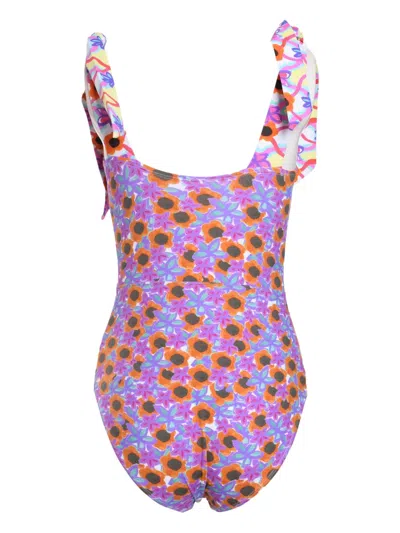 Celia B Archipelago Wanderlust Swimsuit In Multicolor In Purple