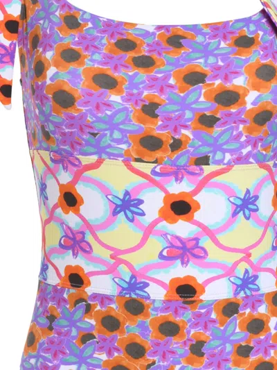 Celia B Archipelago Wanderlust Swimsuit In Multicolor In Purple