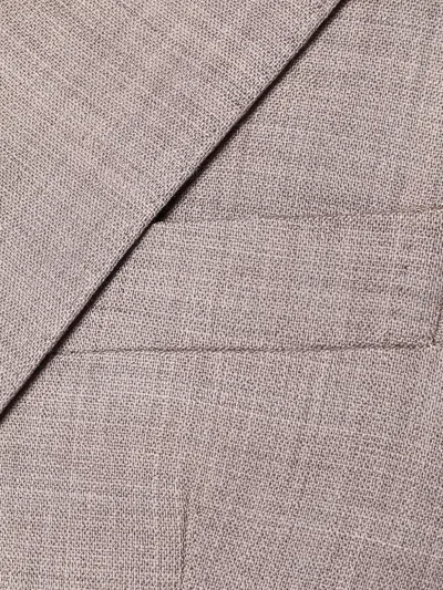 Tagliatore Beige Double-breasted Jacket In Wool Blend In Neutral