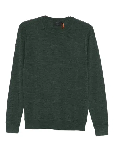Superdry Merino Wool Sweater In Green