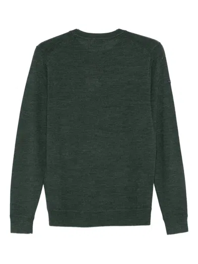 Superdry Merino Wool Sweater In Green