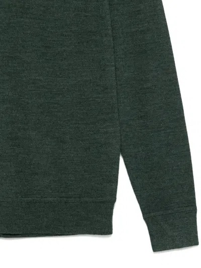 Superdry Merino Wool Sweater In Green