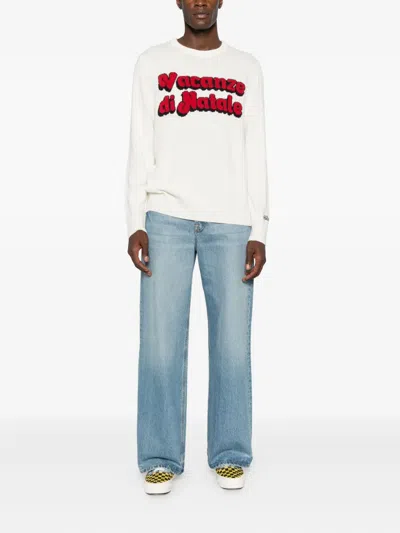 Mc2 Saint Barth Sweater In White