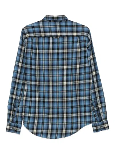 Superdry Checked Shirt In Blue