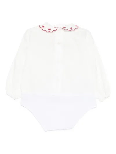La Stupenderia Embroidered Body In White