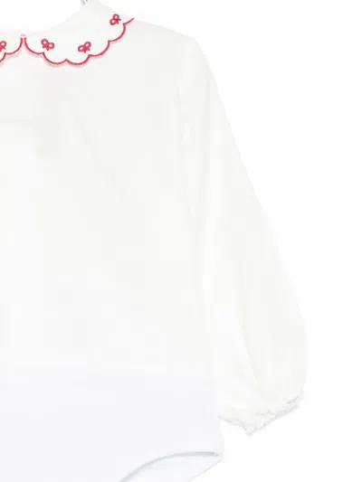 La Stupenderia Embroidered Body In White