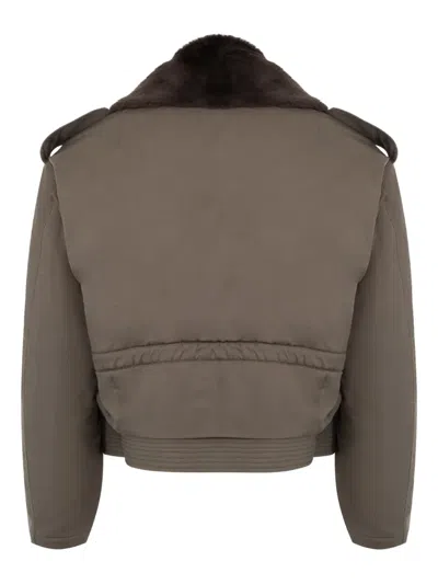 Auralee Cotton Jacket In Green