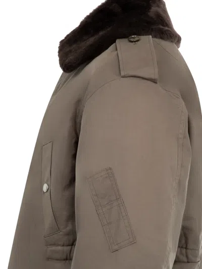 Auralee Cotton Jacket In Green