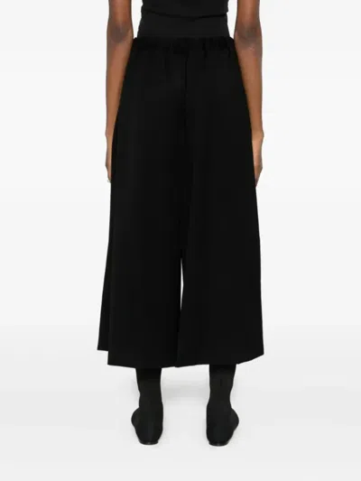 Comme Des Garçons Elasticated Trousers In Black