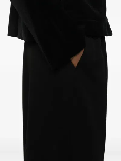 Comme Des Garçons Elasticated Trousers In Black