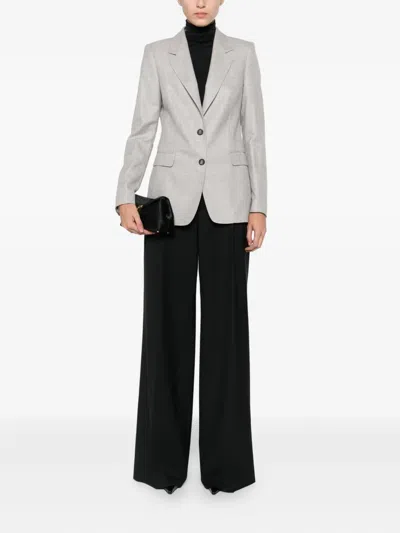 Tagliatore Buttoned Jacket In Gray