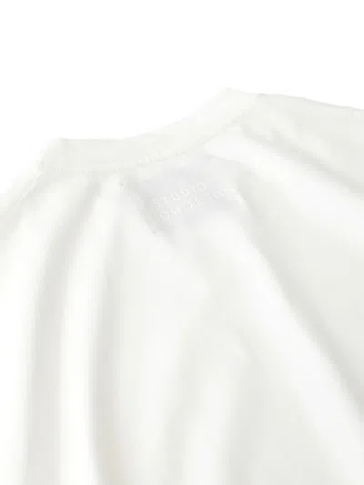 Studio Nicholson White Cotton Piu Over Shirt In White