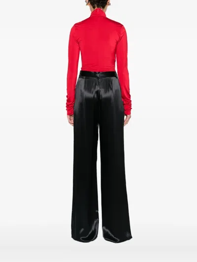 The Andamane Long-sleeve Roll-neck Body In Red