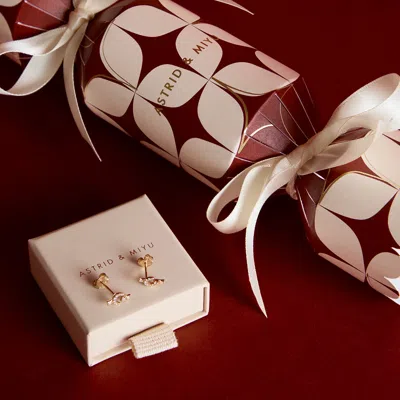 Astrid &amp; Miyu Moon Cluster Studs Cracker  / No Micron / No Size