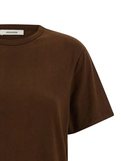 Entire Studios 'mini Tee' T-shirt In Brown