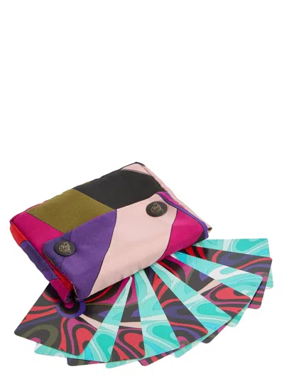Pucci Marmo Playing Card Set With Print Case In Multi
